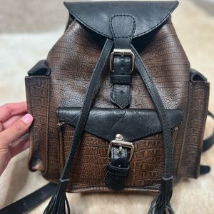 Freebird backpack. New without tags. Full grain leather.